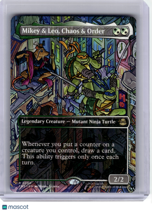 2026 MagicTG—Mikey & Leo, Chaos & Order (Borderless) #200 TMT—Rare Non-Foil