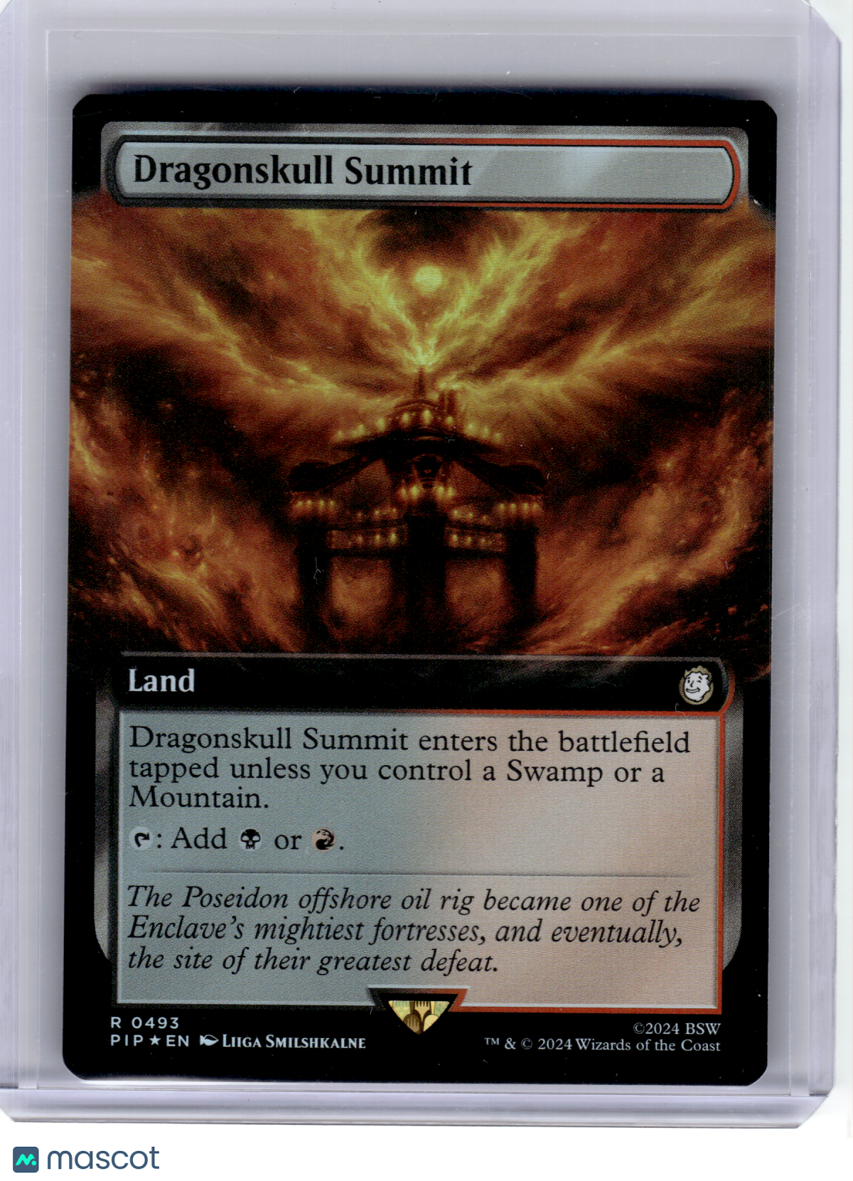 2024 MagicTG—Dragonskull Summit (Extended Art) #493 Fallout—Rare Foil