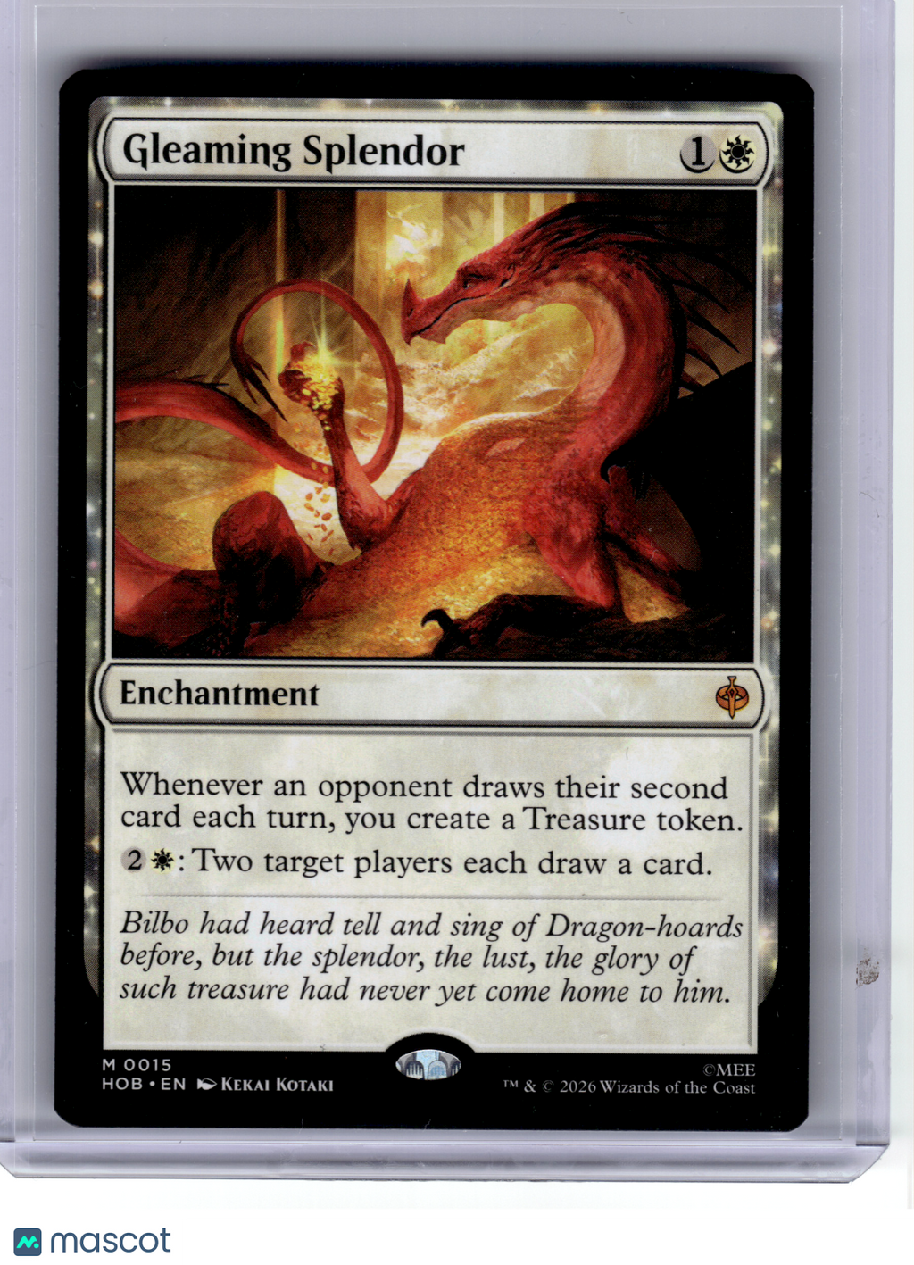 2026 MagicTG—Gleaming Splendor #15 The Hobbit—Mythic Non-Foil