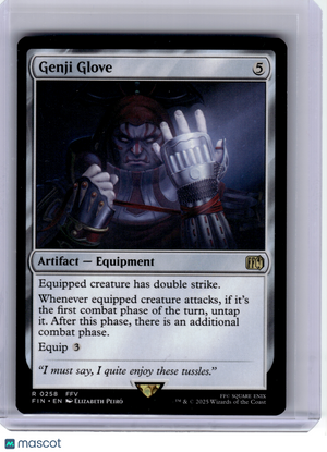 2025 MagicTG—Genji Glove #258 FINAL FANTASY—Rare Non-Foil
