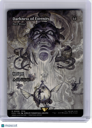 2025 MagicTG—Darkness of Eternity - Dark Ritual (Showcase) #8 FCA—Rare Non-Foil