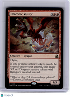 2026 MagicTG—Draconic Visitor #80 Reality Fracture—Rare Non-Foil