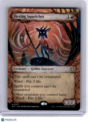 2026 MagicTG—Hexing Squelcher (Showcase) #317 Lorwyn Eclipsed—Rare Non-Foil