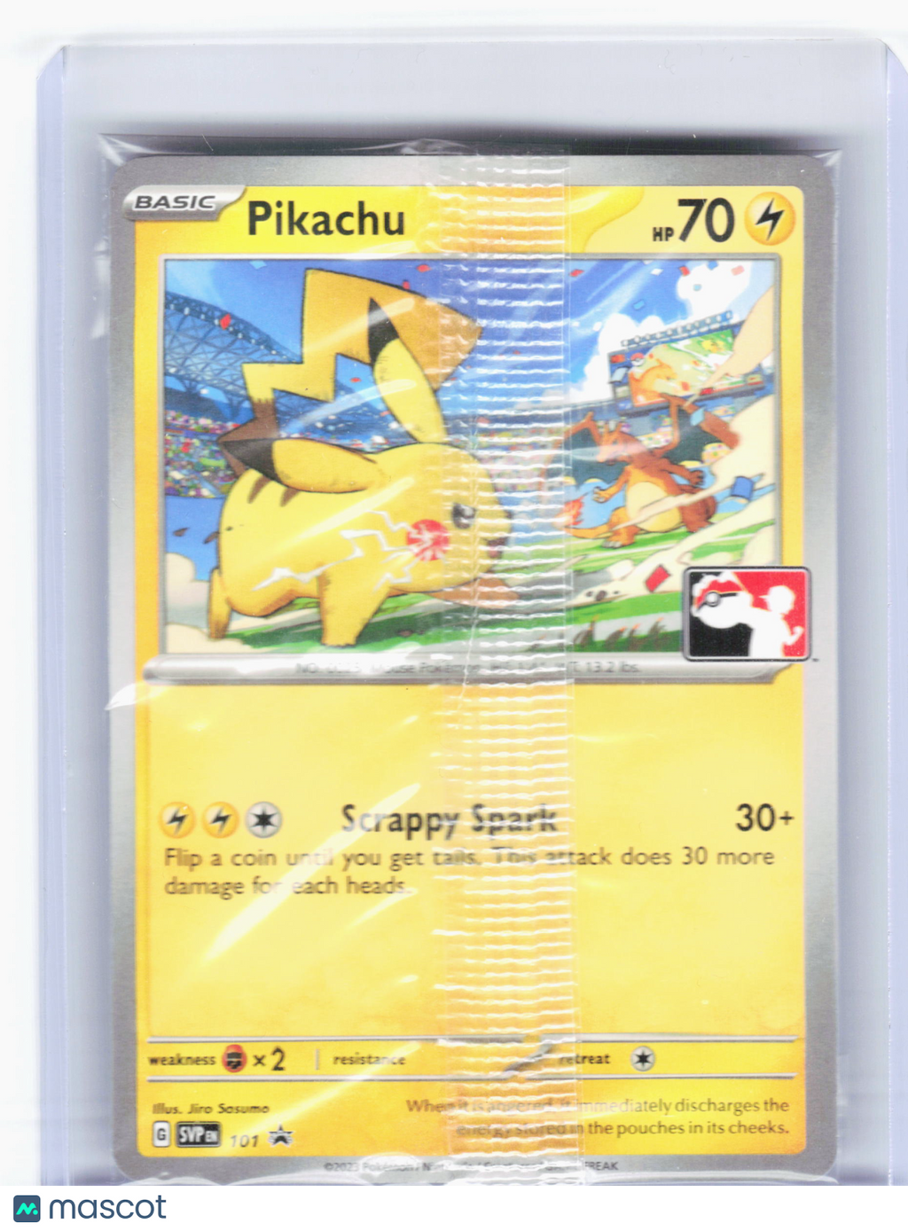 2023 Pokemon—Pikachu #101 Scarlet & Violet—Black Star Promo (Stamped) (Sealed)