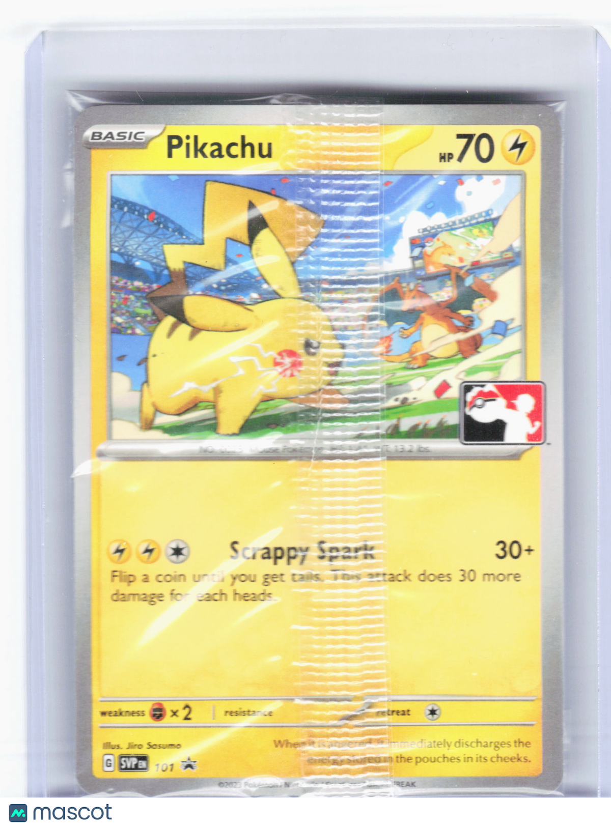 2023 Pokemon—Pikachu #101 Scarlet & Violet—Black Star Promo (Stamped) (Sealed)