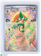 2025 Pokemon—Simisage #90 Black Bolt—Illustration Rare Holo