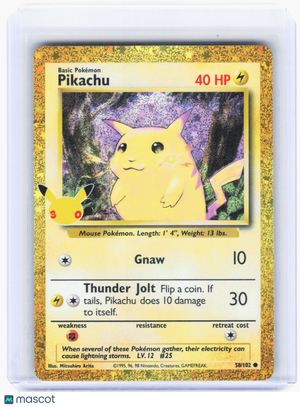 2026 Pokemon—Pikachu #58 30th Celebration Classic Collection—Common Holo