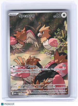 2025 Pokemon—Spearow #151 Mega Evolution—Illustration Rare Holo