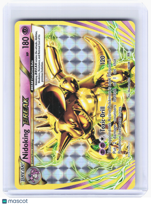 2016 Pokemon—Nidoking BREAK #46 Evolutions—Rare BREAK Holo
