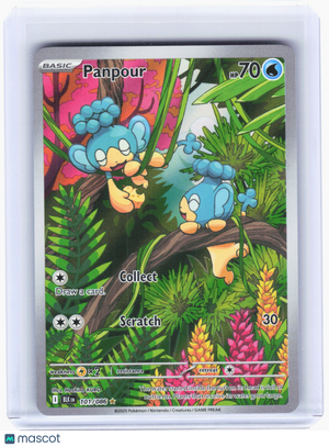 2025 Pokemon—Panpour #101 Black Bolt—Illustration Rare Holo