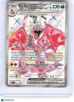 2024 Pokemon—Charizard EX #SVP EN 074 Scarlet & Violet—Black Star Promo