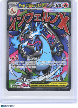 2025 Pokemon—Mega Charizard X EX #MEP EN 023 Evolution—Black Star Promo