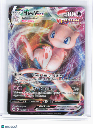 2021 Pokemon—Mew VMAX #114/264 Fusion Strike—