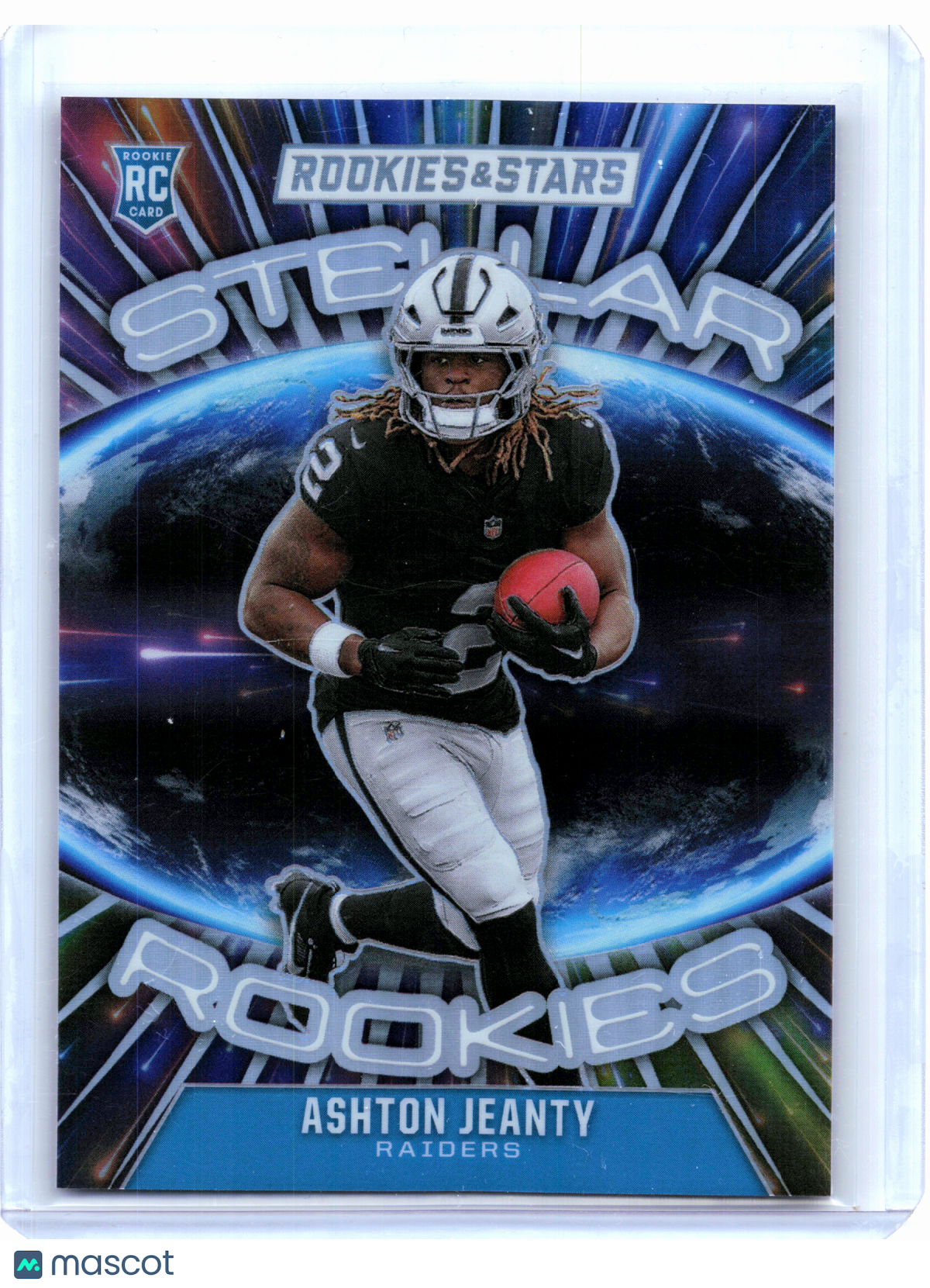 2025 Panini Rookies & Stars Football—Ashton Jeanty #4 Stellar Rookies Insert RC