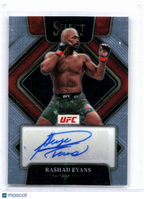 2022 Panini Select UFC Mixed Martial Arts—Rashad Evans #SG-REV - Signatures Auto