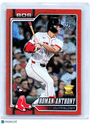 2026 Topps Series One Baseball—Roman Anthony #189 Orange Refractor /25 Rookie RC