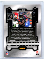 2023 Panini Prizm Football—Dameon Pierce #116 Forest Camo /15 Texans