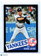 2020 Topps Baseball—Derek Jeter #CPC-2 Black Mojo Ref. /199 Yankees
