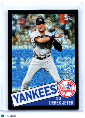 2020 Topps Baseball—Derek Jeter #CPC-2 Black Mojo Ref. /199 Yankees