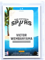 2025 Panini Optic Basketball—Victor Wembanyama #4 Splash! Purple Prizm Spurs