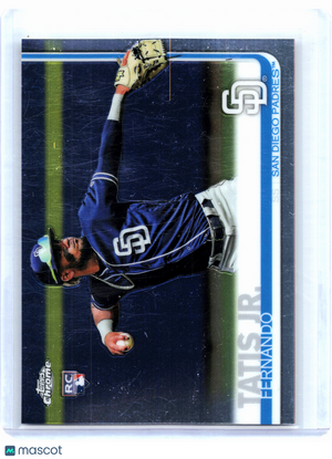 2019 Topps Chrome Baseball—Fernando Tatis Jr. #203 Rookie RC Padres