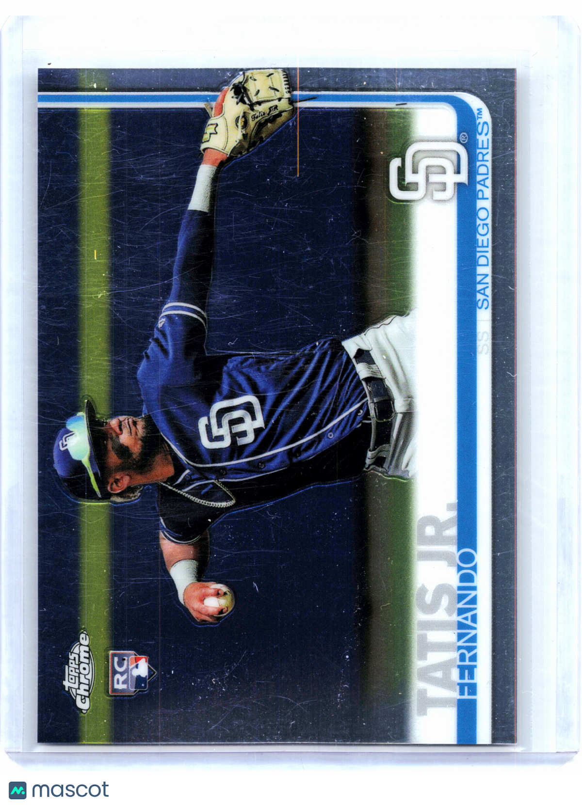 2019 Topps Chrome Baseball—Fernando Tatis Jr. #203 Rookie RC Padres