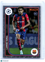 2024 Topps Merlin Heritage UEFA  Soccer—Lamine Yamal  Rookie #27 RC