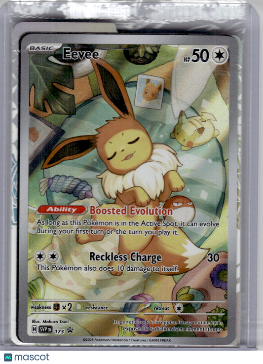2025 Pokemon—Eevee #173 Scarlet & Violet Promo—Black Star Promo Holo [Sealed]