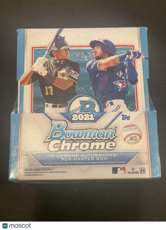 2021 Bowman Chrome Baseball Hobby Box