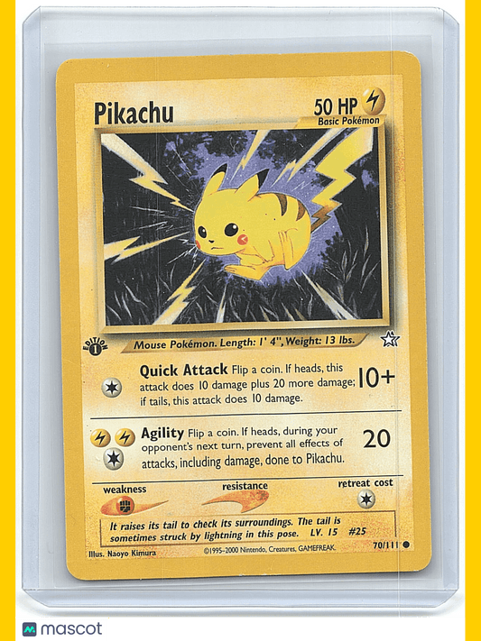 2000 Pokemon Pikachu #70/111