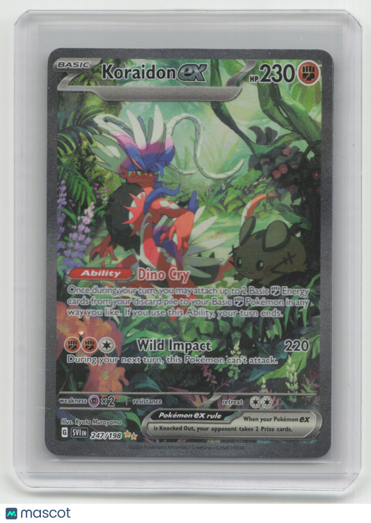 2023 Pokemon Koraidon Scarlet & Violet #247/198 Mod Played