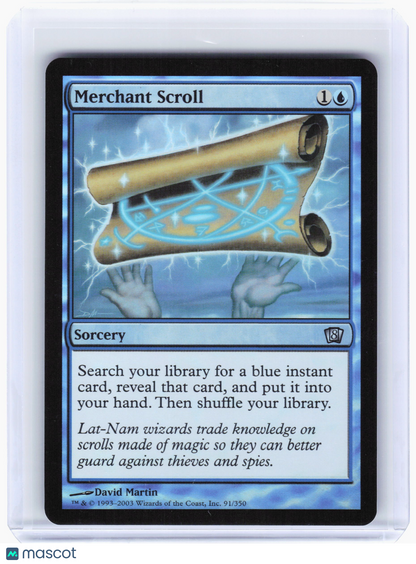 2003 Magic: The Gathering—Merchant Scroll #91/350 8th Edition—Uncommon Foil