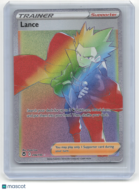 2022 Pokemon Lance Silver Tempest #206/195 Near Mint FA
