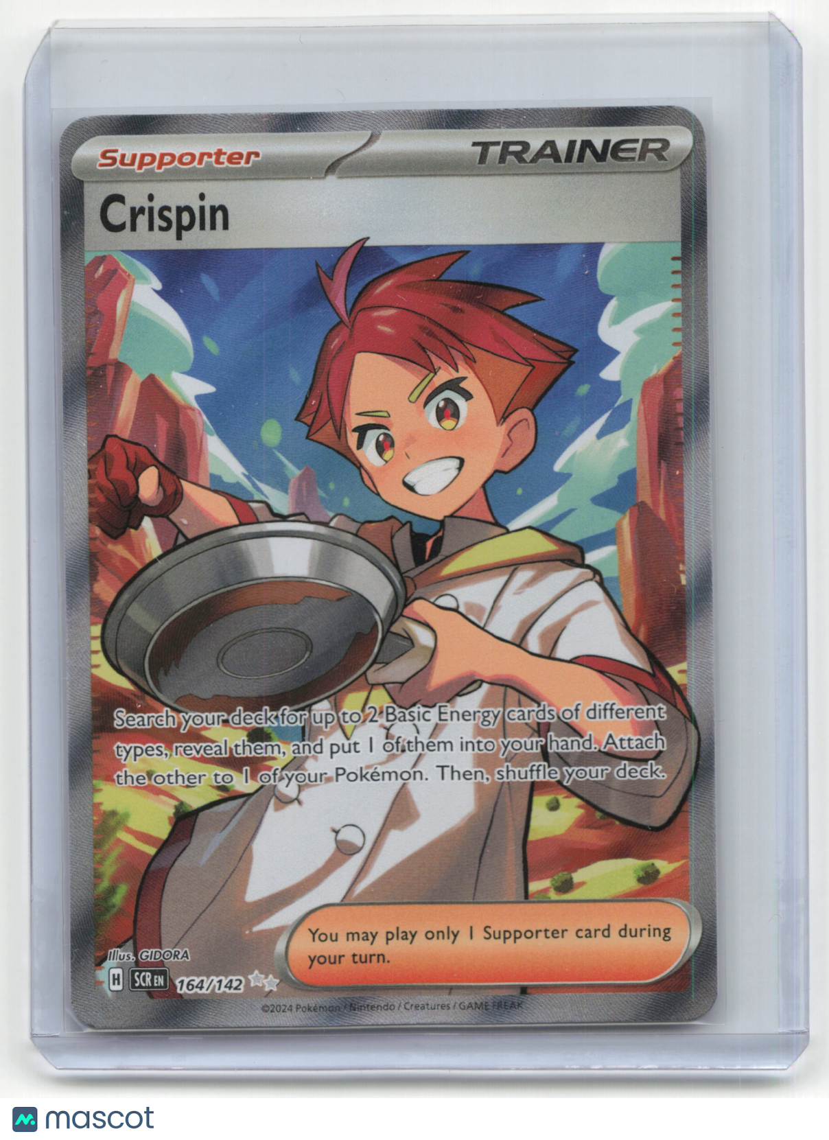 2024 Pokemon Crispin Stellar Crown #164/142 Near Mint