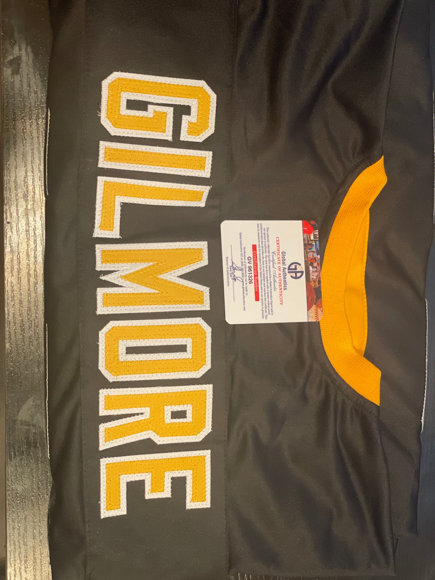 Happy Gilmore Adam Sandler Boston Bruins Signed Custom Hockey Jersey w/COA