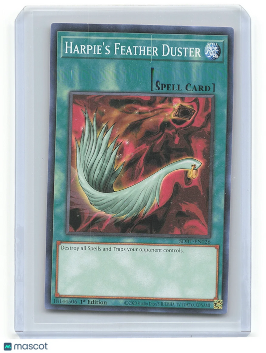 2003 Yu-Gi-Oh! Harpie's Feather Duster #SD1-EN026 English - Papa Joey's Collectibles