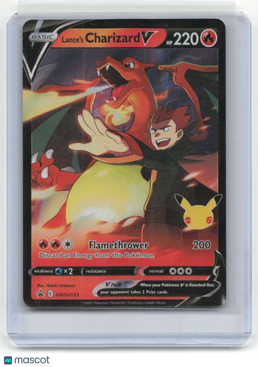 2021 Pokemon Lance's Charizard V Celebrations #SWSH133 Promo