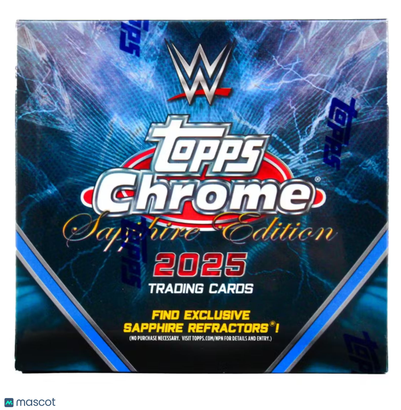 2025 Topps Chrome WWE Sapphire Edition Hobby Box - Papa Joey's Collectibles