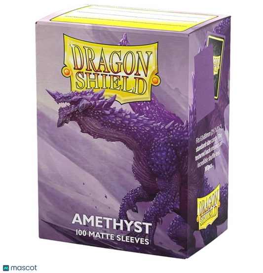 Dragon Shield Standard 20 Pt. Amethyst Matte Card Sleeves