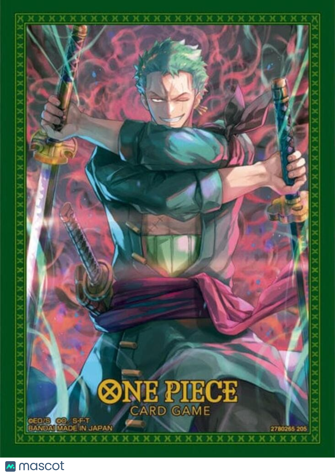 One Piece (Roronoa Zoro) Vol. 11 Card Sleeves 70 Ct