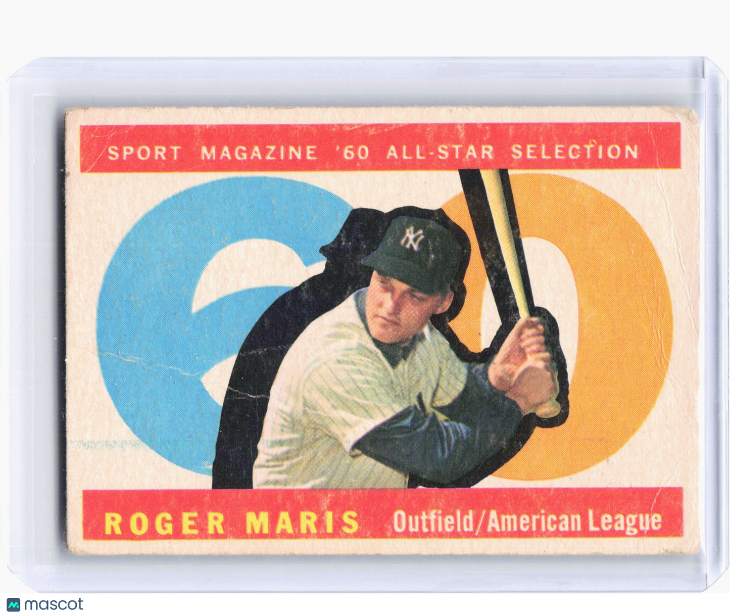 Topps 1960 Sport Magazine '60 All-Star Selection Baseball—Roger Maris #565 —Poor