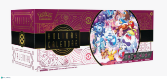 2025 Pokemon Scarlet & Violet Holiday Calendar Hobby Box