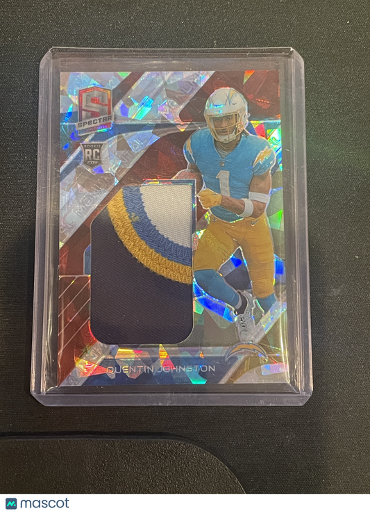 2023 Panini Spectra Football Quentin Johnston Relic /40 #MME-QUJ