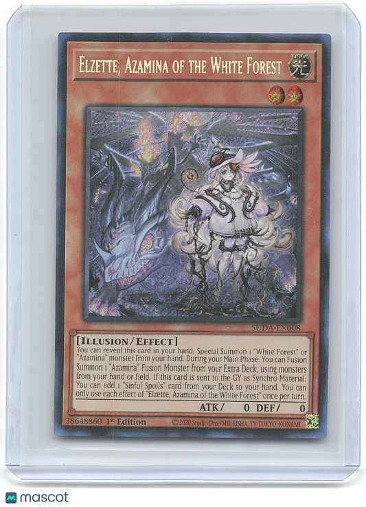 2023 Yu-Gi-Oh! Elzette, Azamina of the White Forest #SDBA-EN008 - Papa Joey's Collectibles