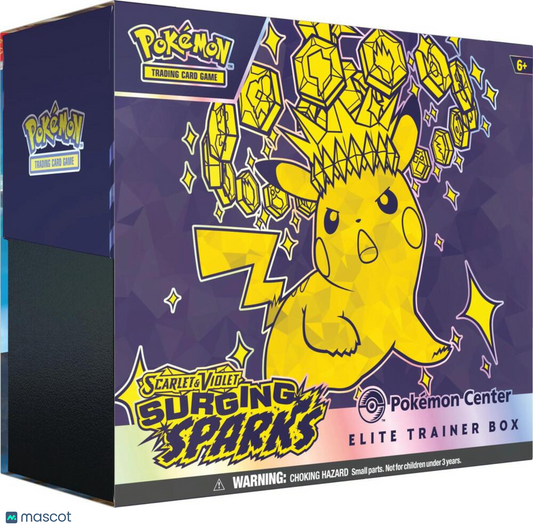 2024 Pokemon Surging Sparks (Pokemon Center) Elite Trainer Box