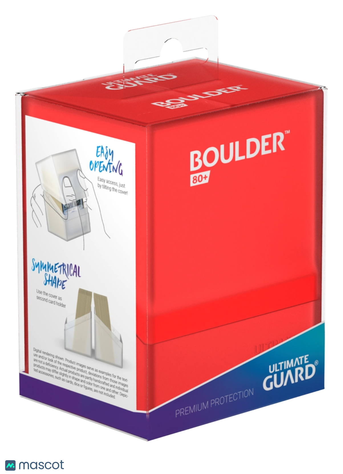 Ultimate Guard Ruby Boulder 80+ Deck Box