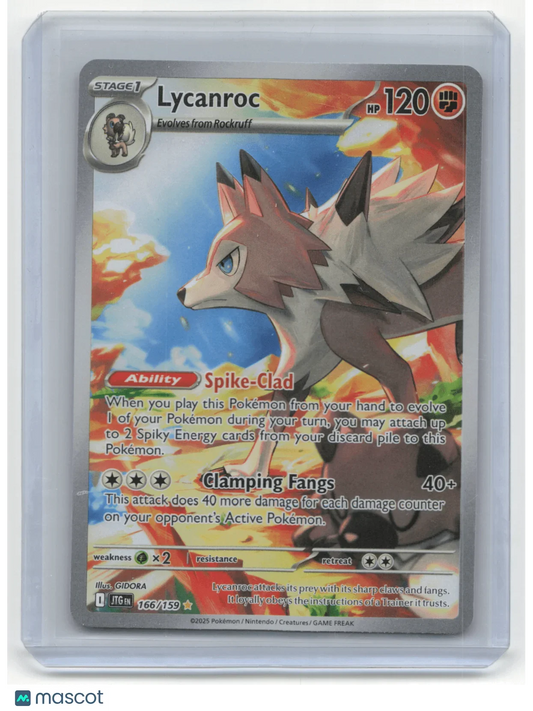 2025 Pokemon TCG Lycanroc Journey Together #166/159 - Papa Joey's Collectibles