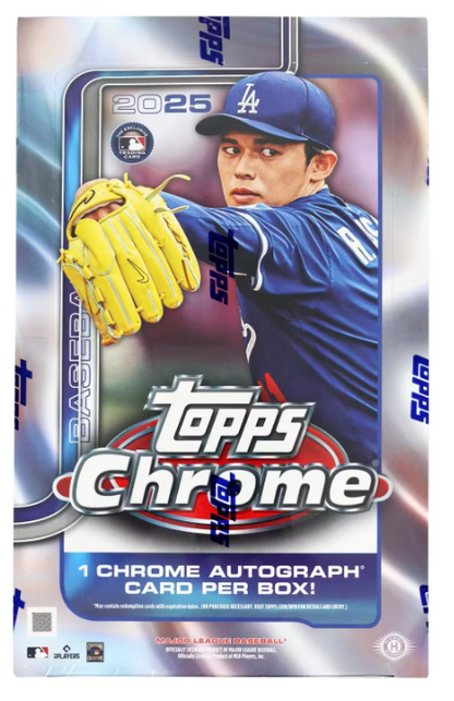 2025 Topps Chrome Baseball Hobby Box