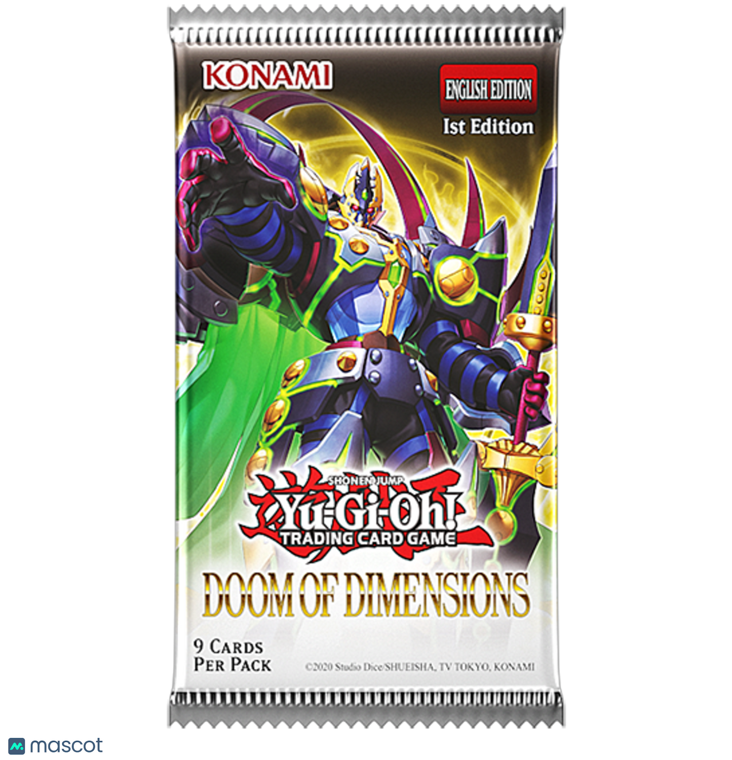 2025 YuGiOh! Doom of Dimensions 1st Edition Booster Pack