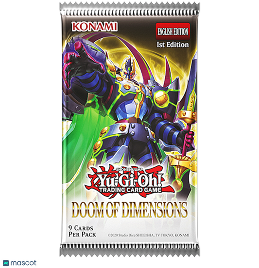 2025 YuGiOh! Doom of Dimensions 1st Edition Booster Pack